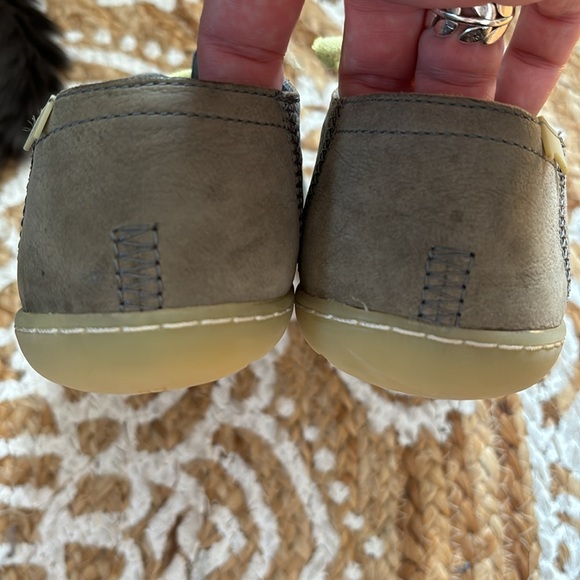 *Like new* soft grey leather Camper Peu shoes with yellow elastic laces size 37 - Picture 6 of 6